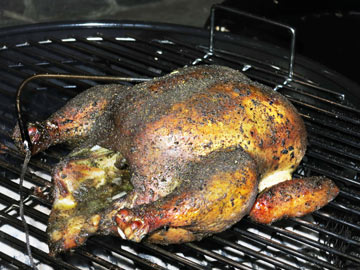 Hähnchen ist fertig